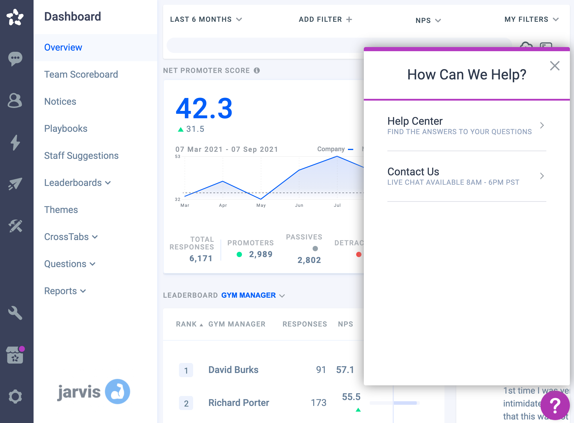 AskNicely - Dashboard 